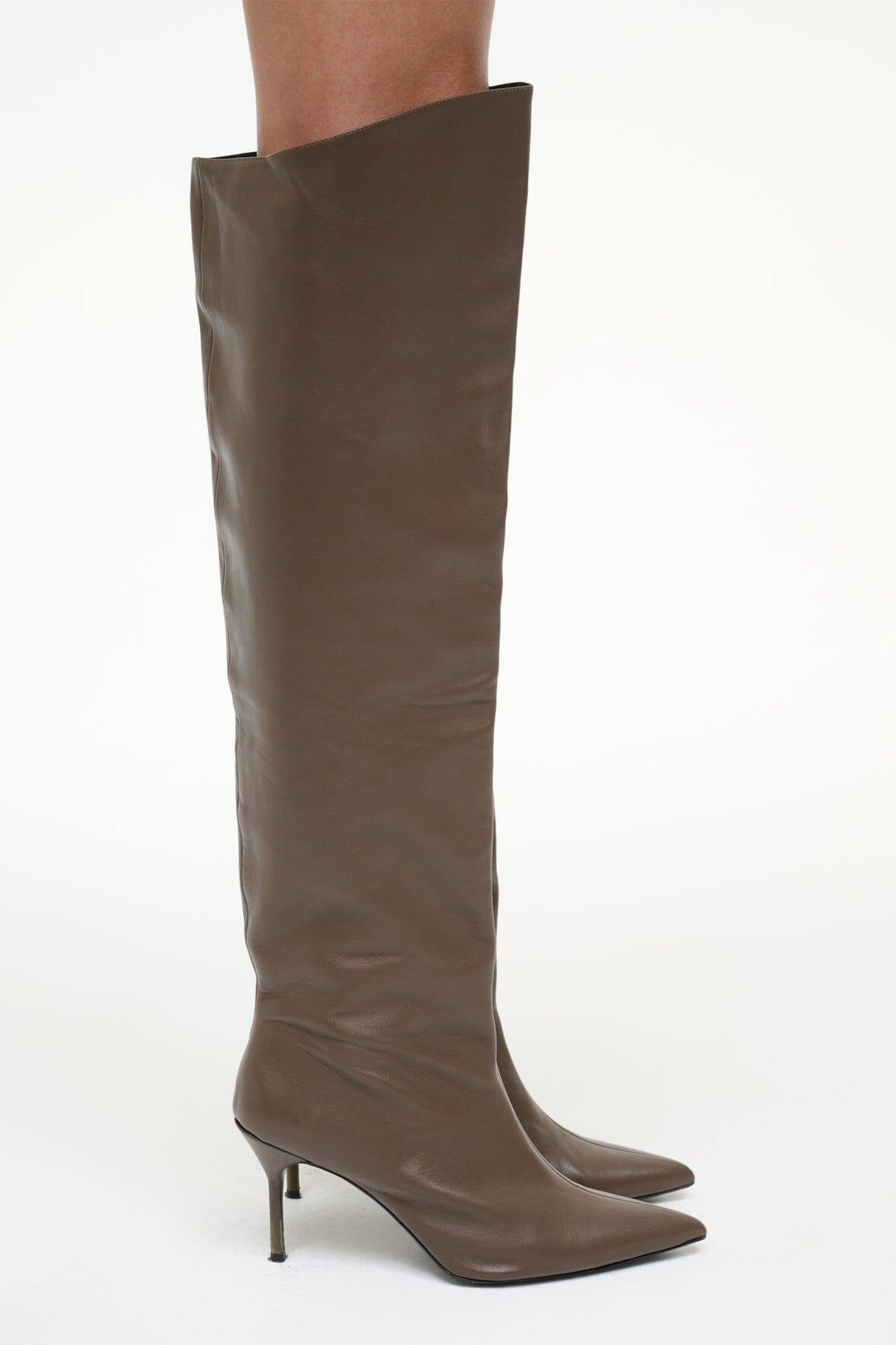 STAUD SEBASTIAN OVER THE KNEE BOOT TRUFFLE - 8