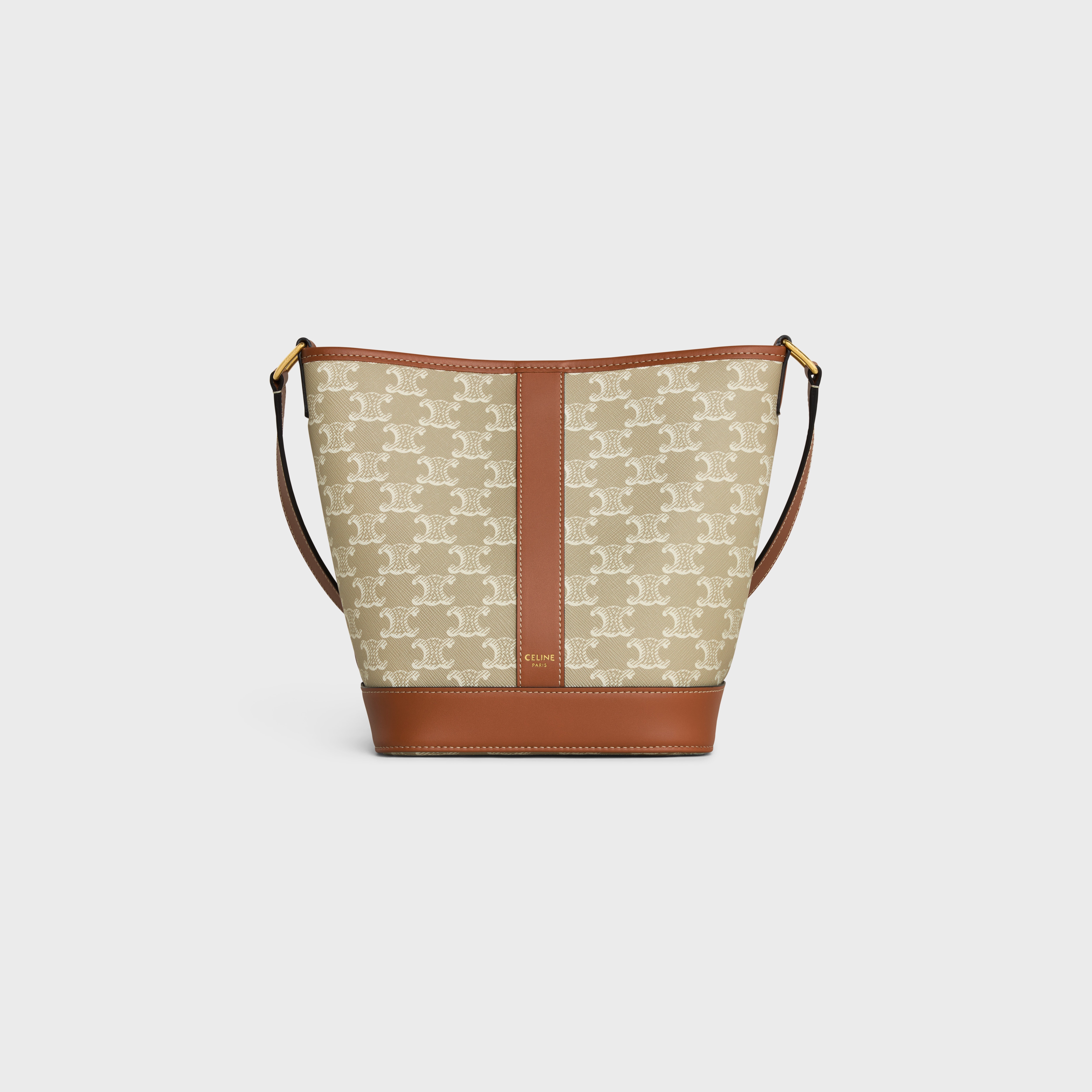 Small Bucket in Triomphe Canvas and calfskin - 1