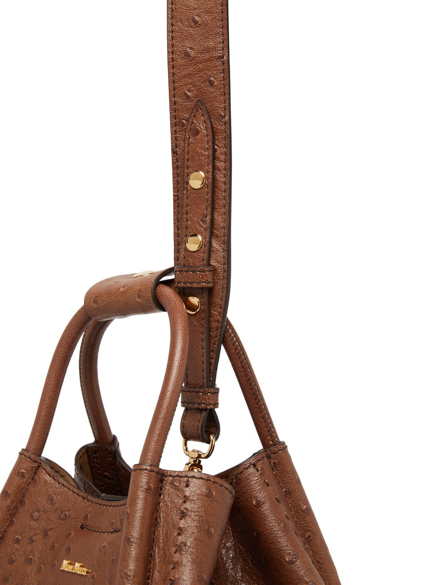Marinxsostrich top handle bag - 6