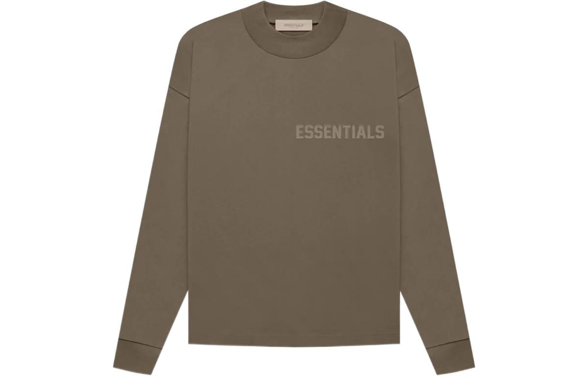 Fear of God Essentials FW22 Long Sleeve Tee Wood FOG-FW22-478 - 2