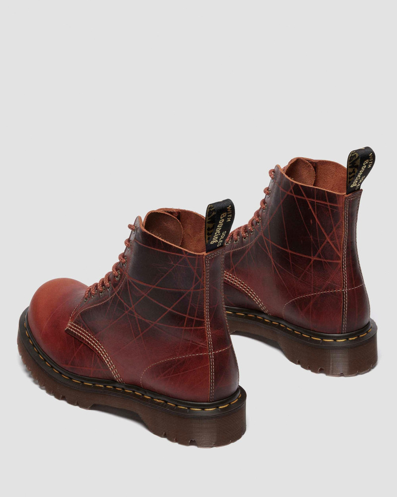 1460 PASCAL Leather Bump Toe Boots 6