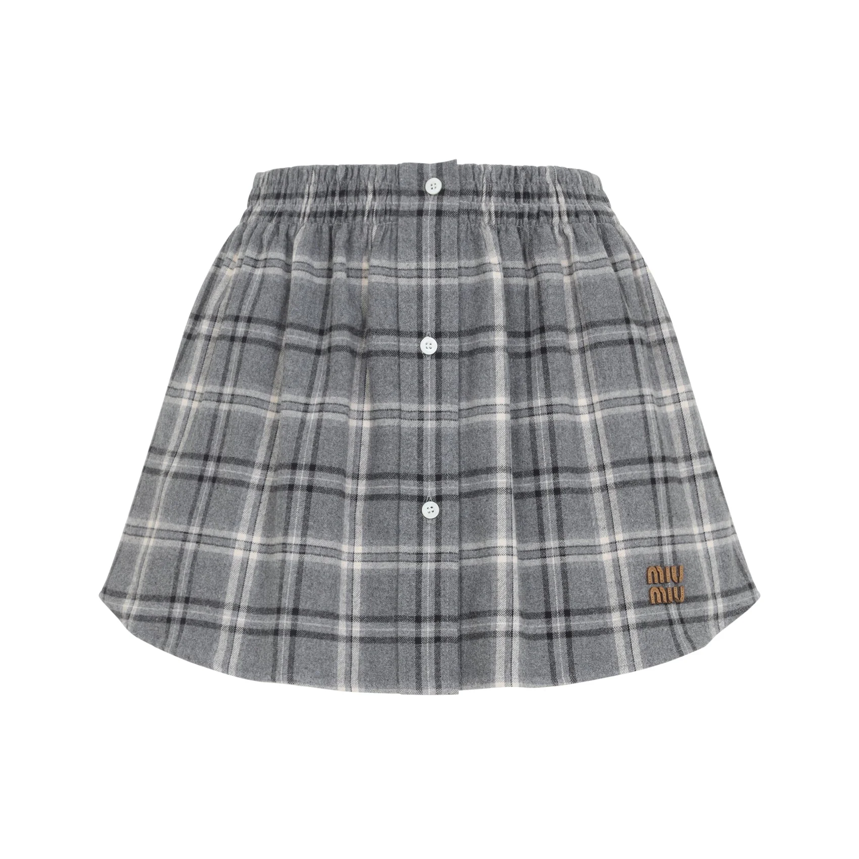 Miu Miu Cotton Midi Skirt Women - 1