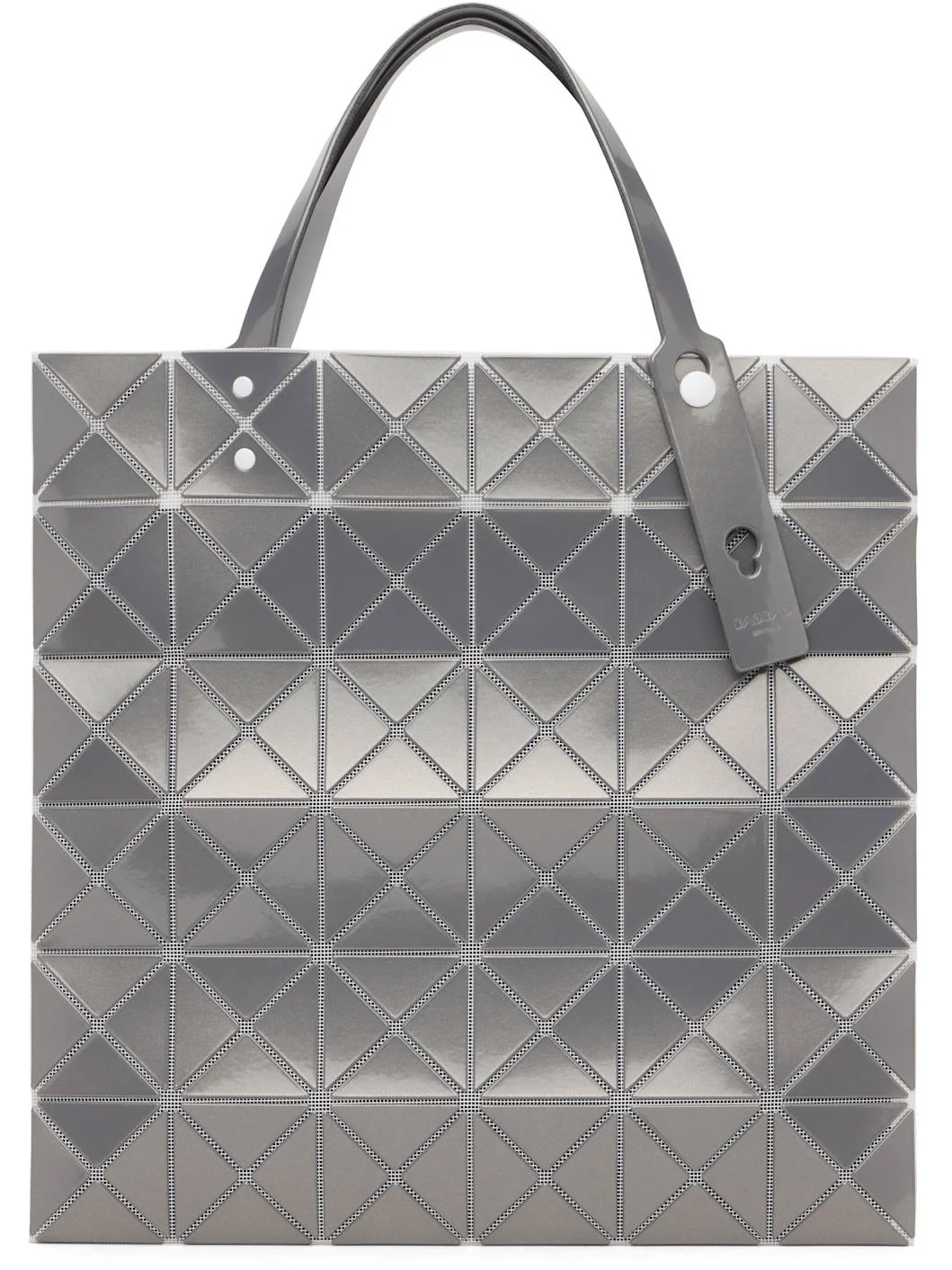 Silver Lucent Metallic Tote - 1