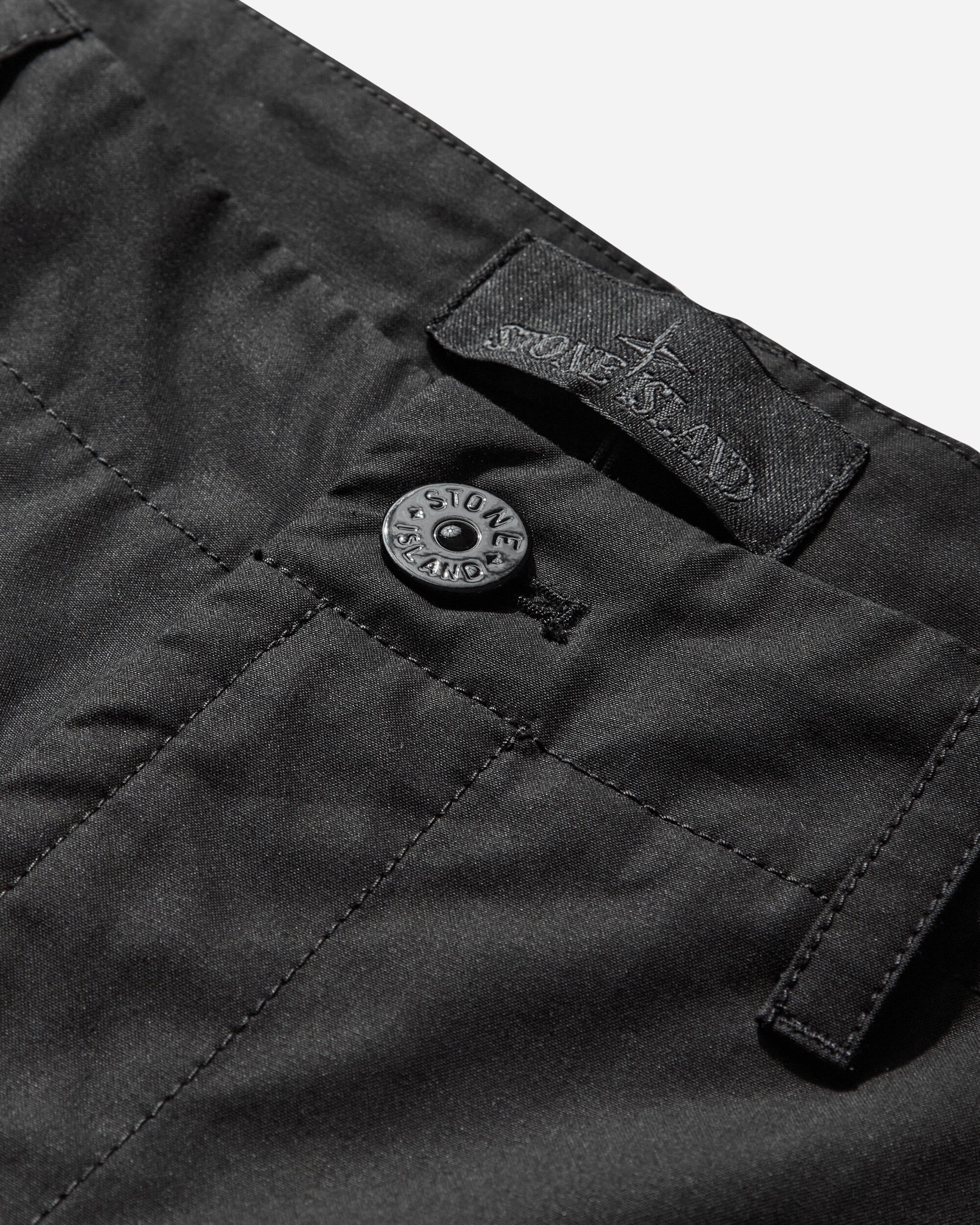 Men's Ghost Cotton Canvas Cargo Pants Black - 3