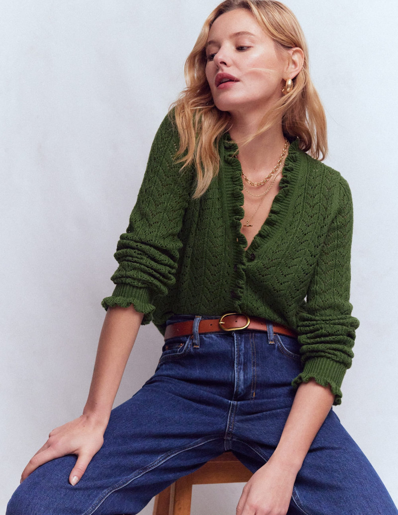 Eloise Frill Henley Jumper-Promenade Green 1