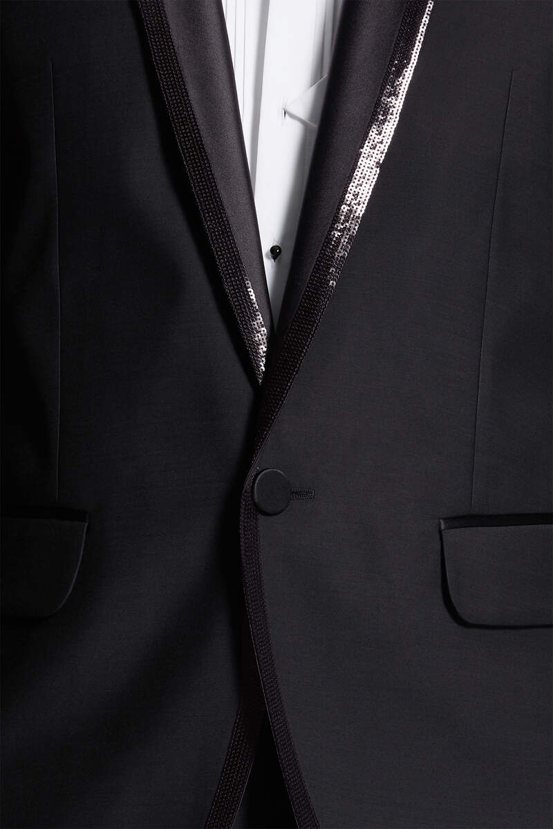 EMBROIDERED SHAWL COLLAR LONDON BLAZER - 5