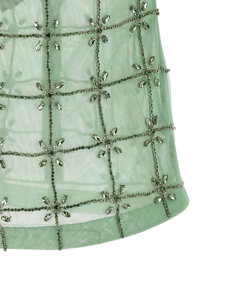 Quandong rhinestone embroidery top 4