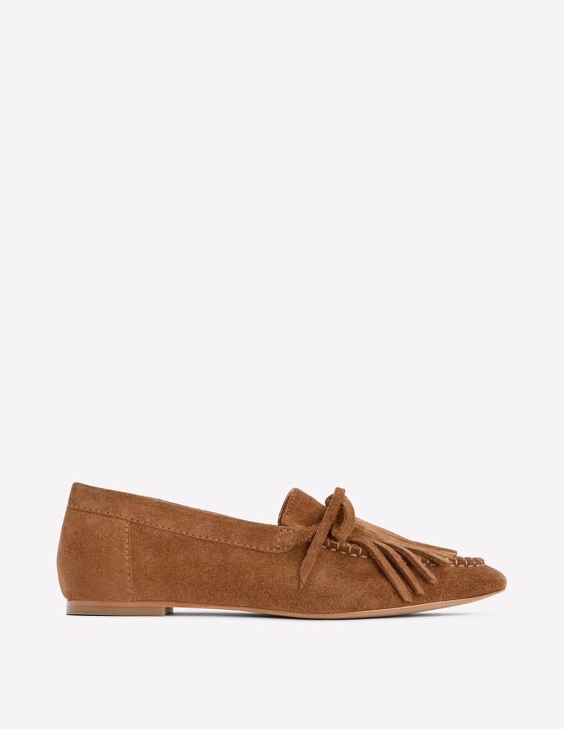 Soft Tassel Deck Shoes-Tan 1