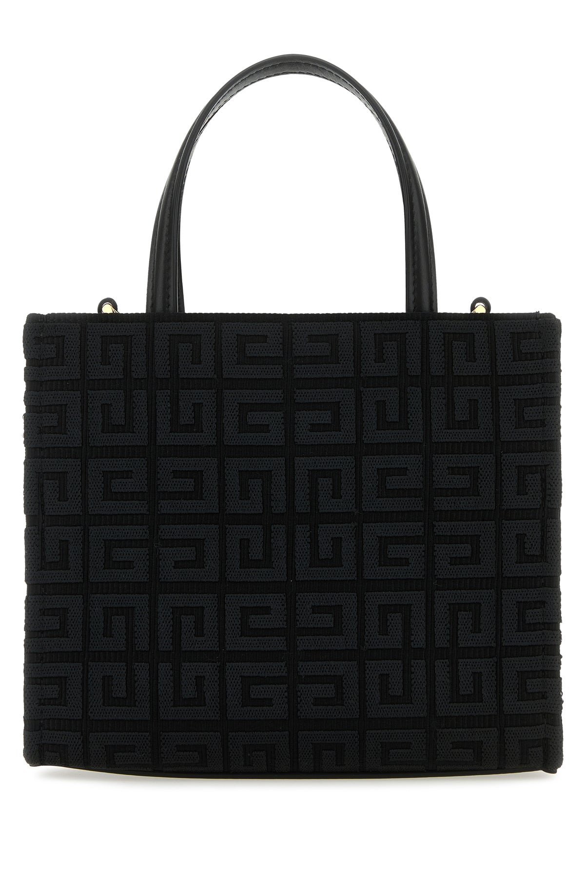 Black fabric mini G-Tote handbag - 3