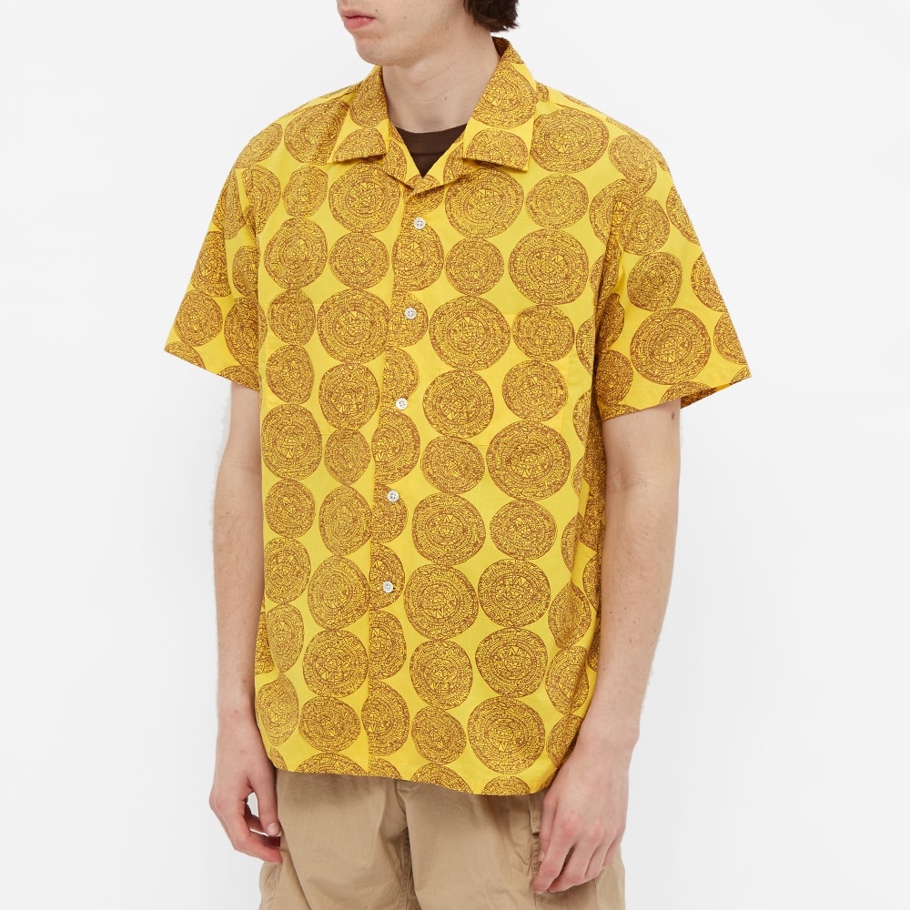 Beams Plus Short Sleeve Vacation Dobby Print Shirt - 4