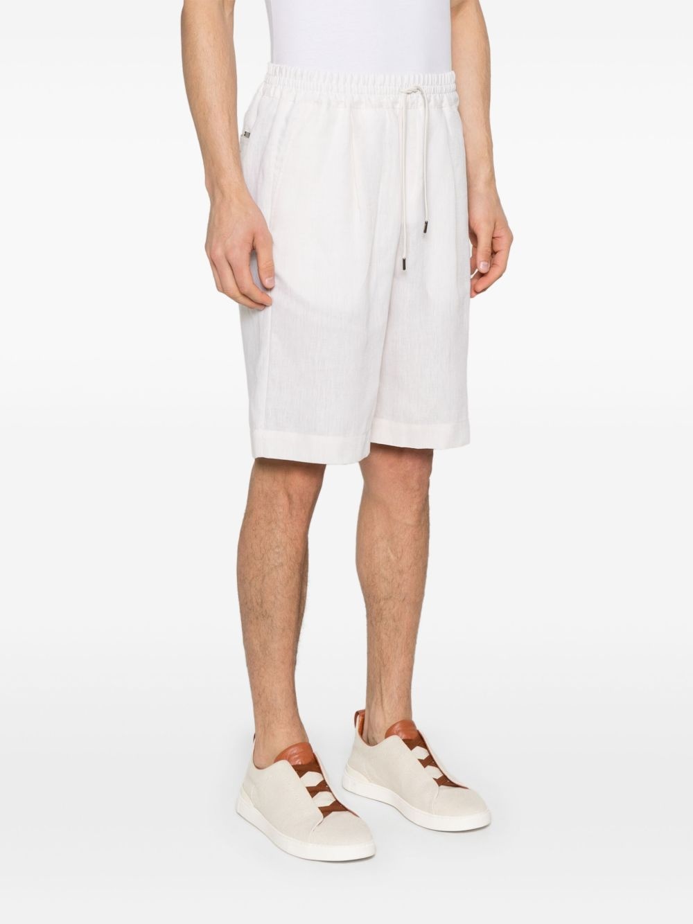 linen shorts - 3