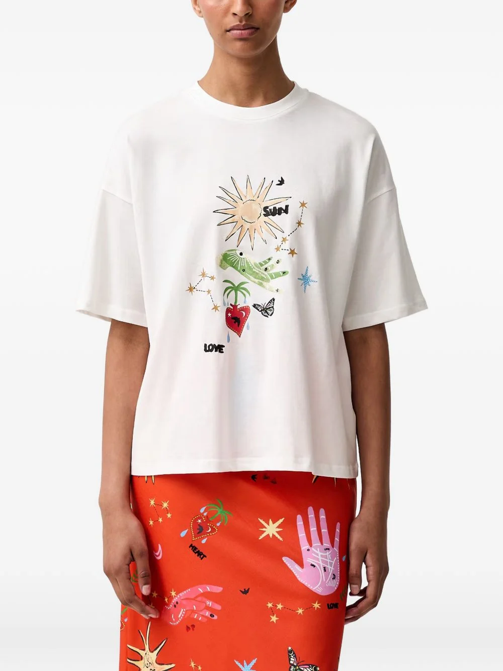graphic-print T-shirt - 1