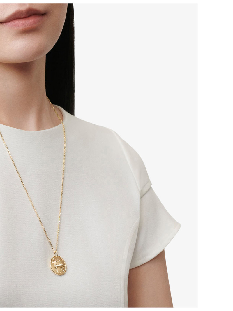 Van Cleef & Arpels Zodiaque Sagittarius 18ct yellow-gold medallion outlook
