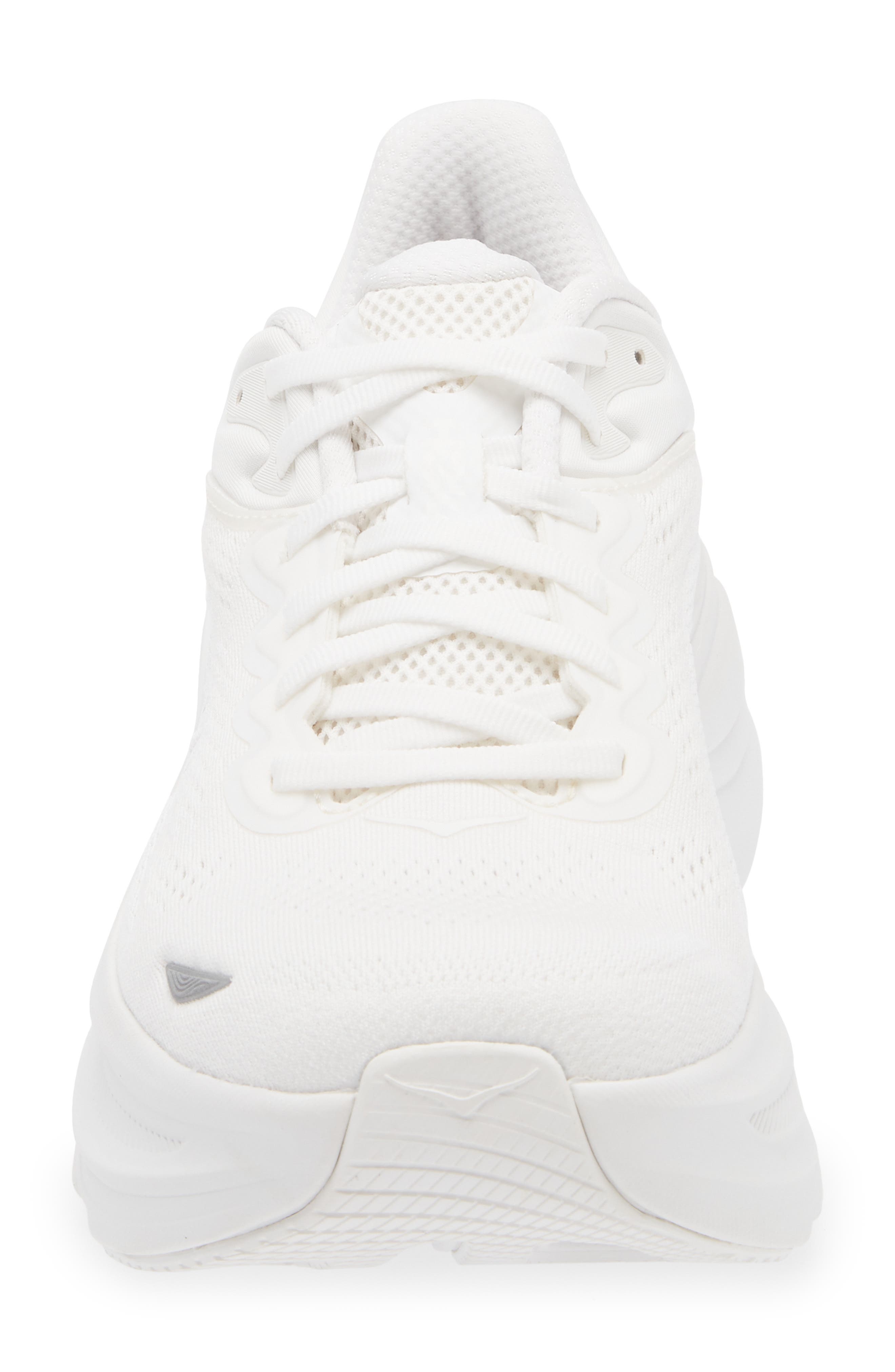 HOKA Bondi 9 Running Shoe in White /White at Nordstrom - 4