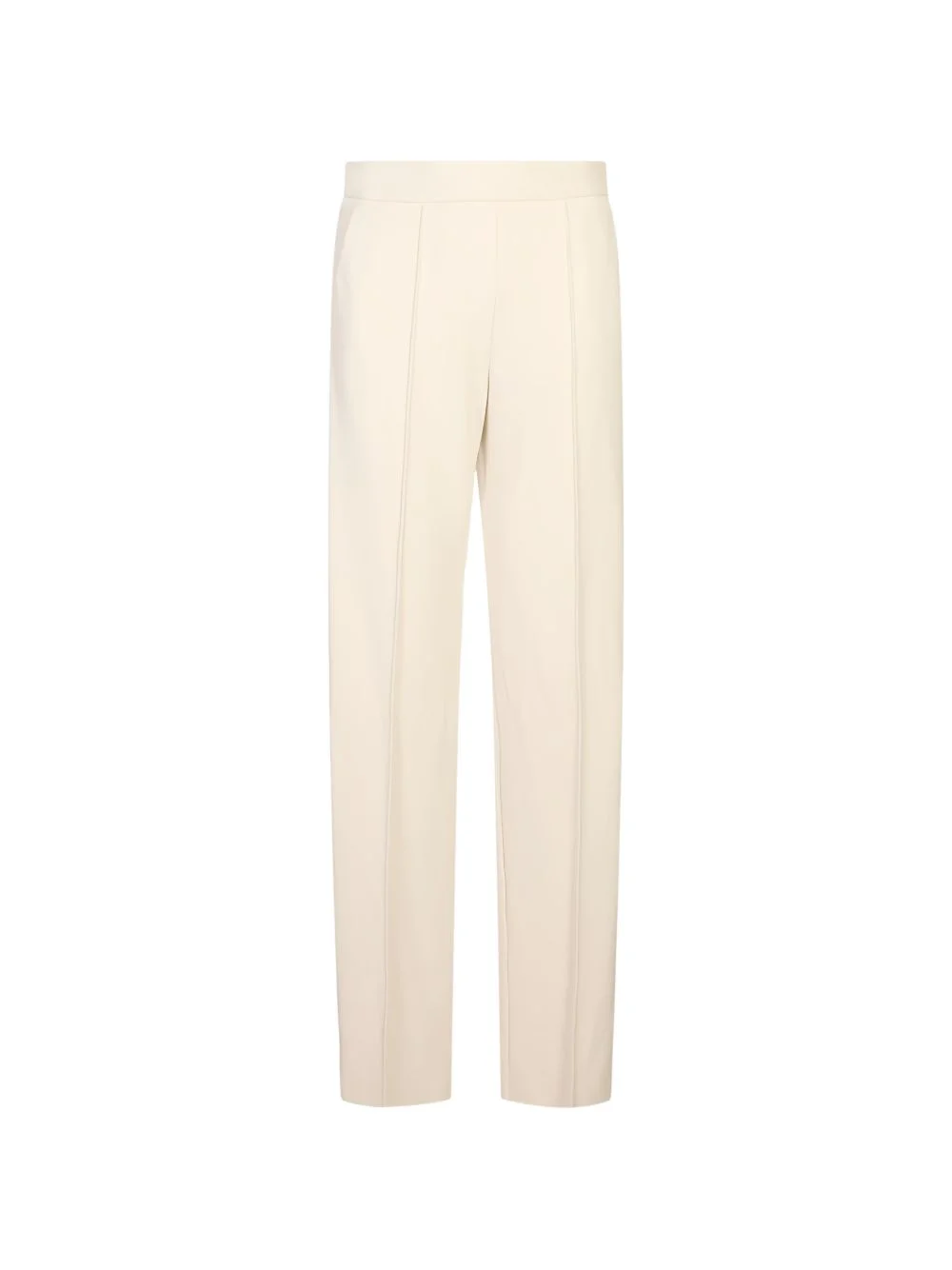 pressed-crease cashmere trousers - 1