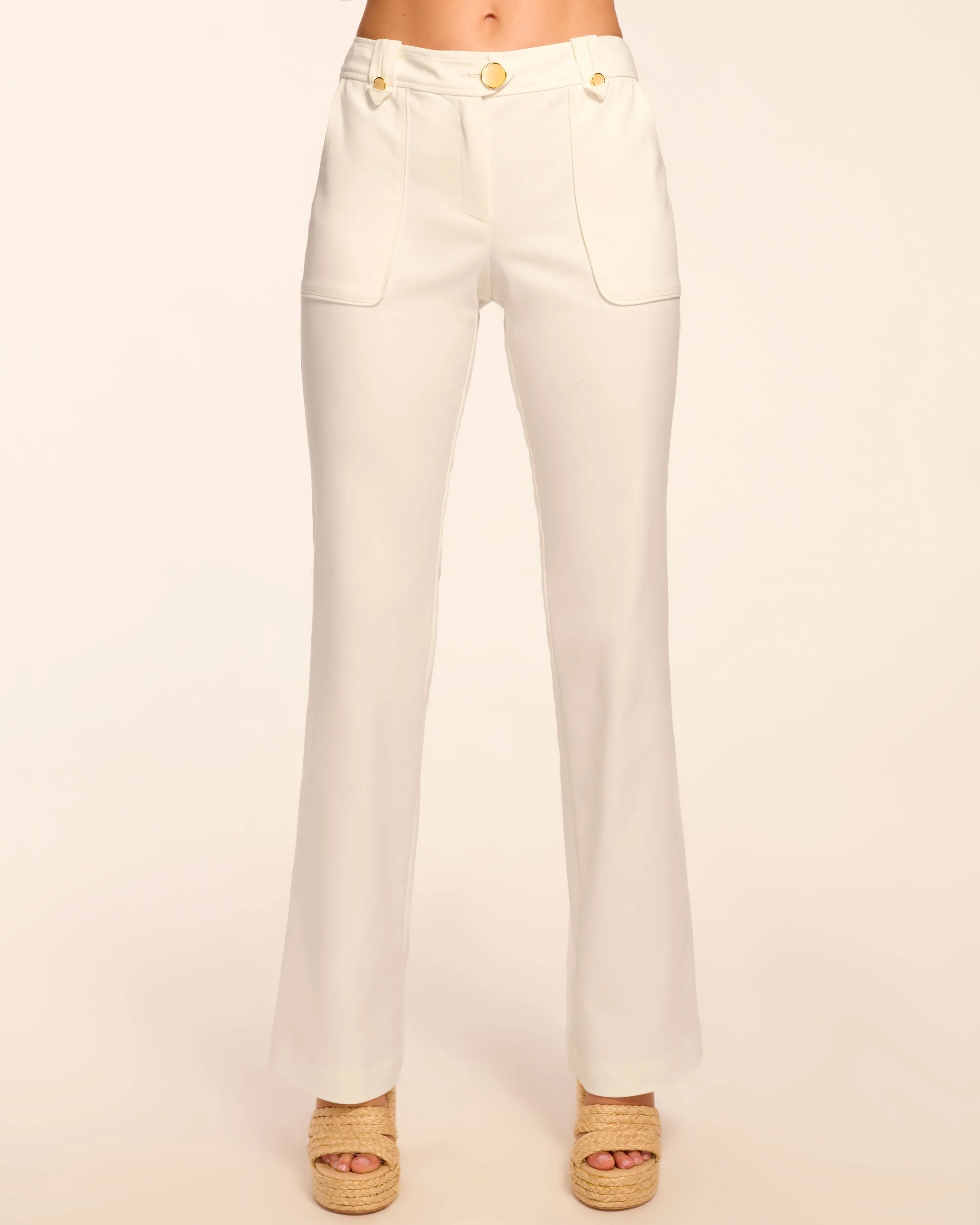 Marit Stretch Cotton Pant - 1