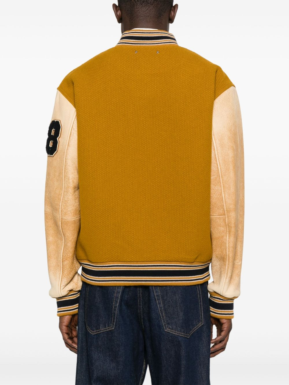 Golden Goose Men Jacket With Leather Sleeves - 3