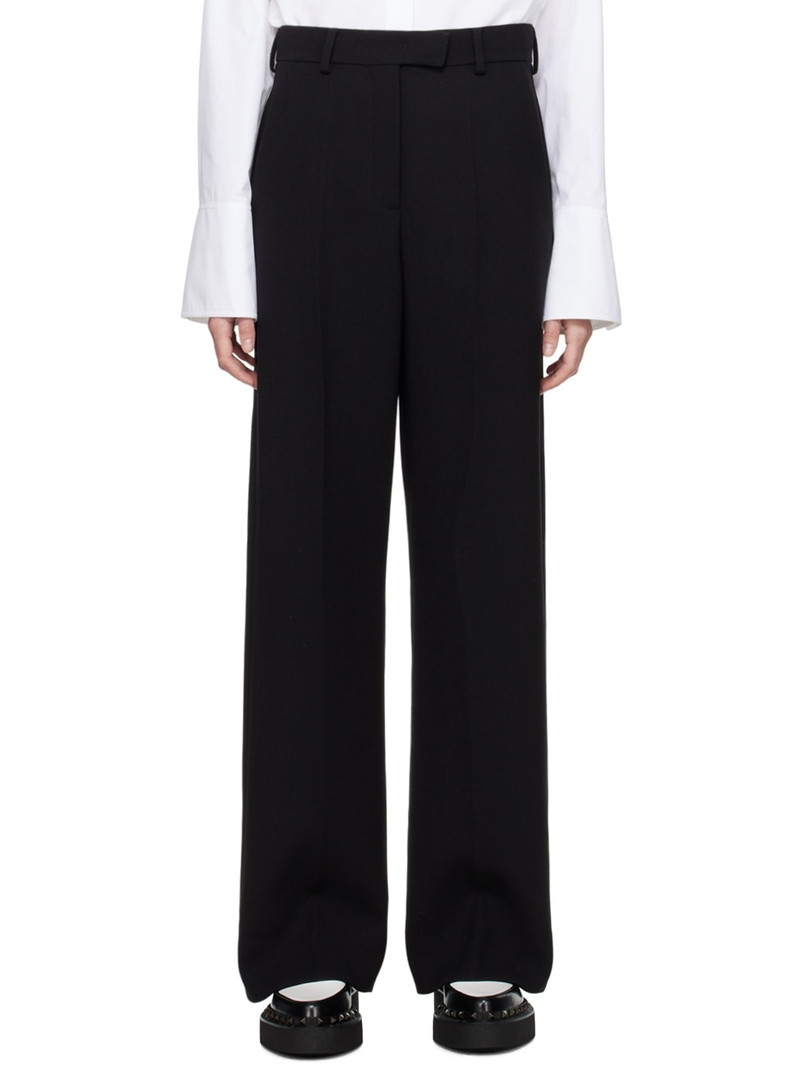 Black Creased Trousers 1