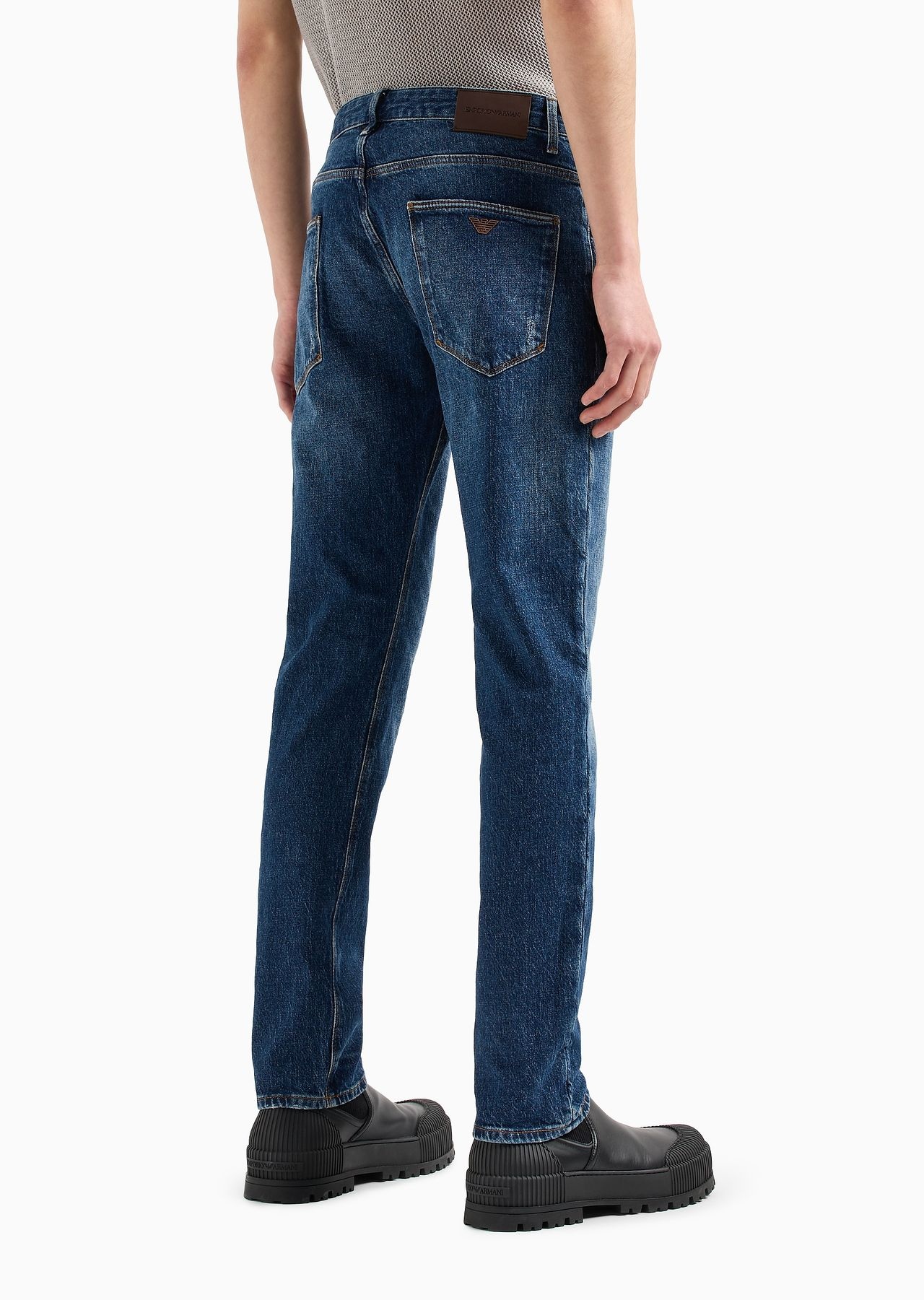 J06 slim-fit, worn-look, stretch-denim jeans - 3