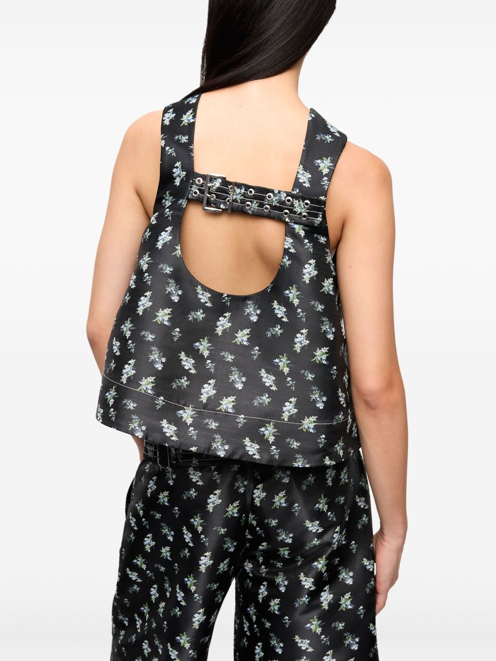floral-print top - 4