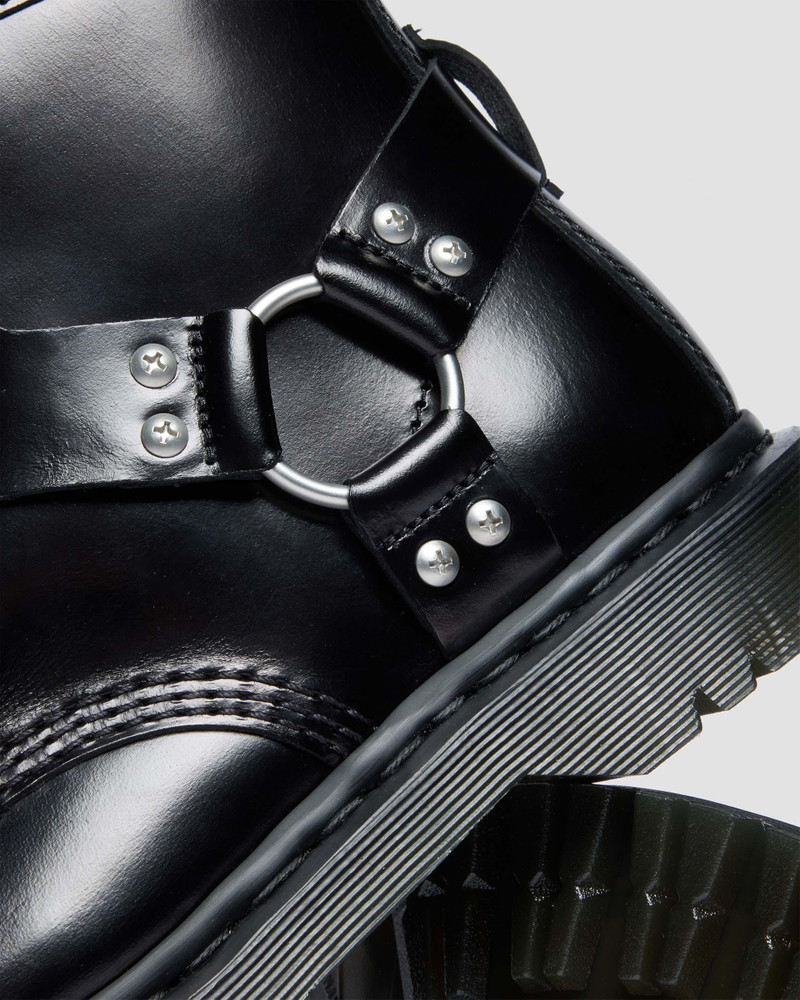 1460 HARNESS LEATHER LACE UP BOOTS 7