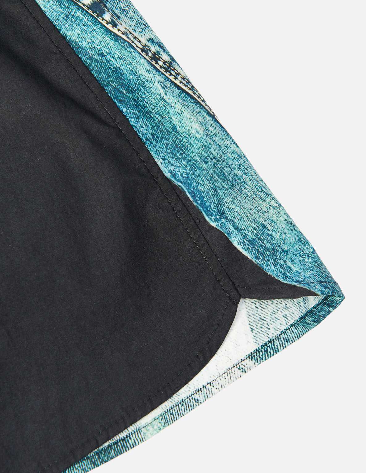 DENIM JEANS PRINT BOXERS SHORTS - 4