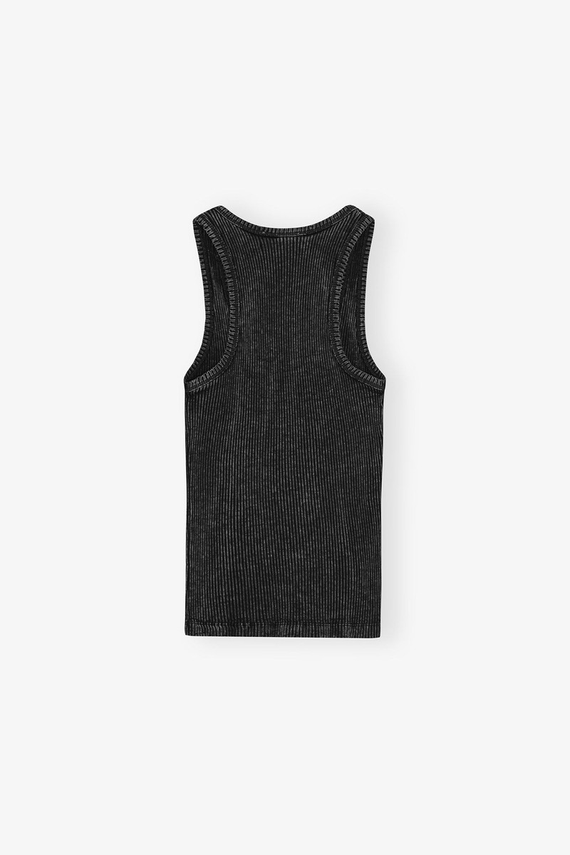 BLACK WASHED TANK TOP 6