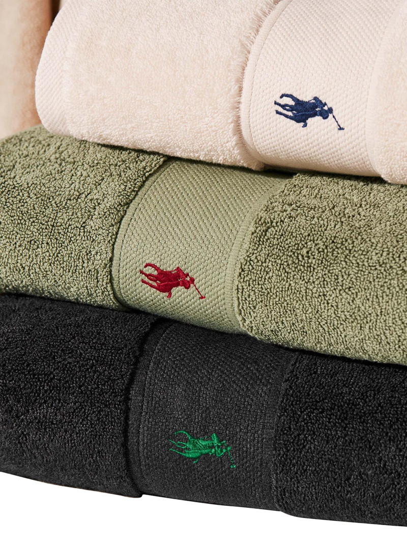 Polo Player Cotton Towel Collection - White Sands 8