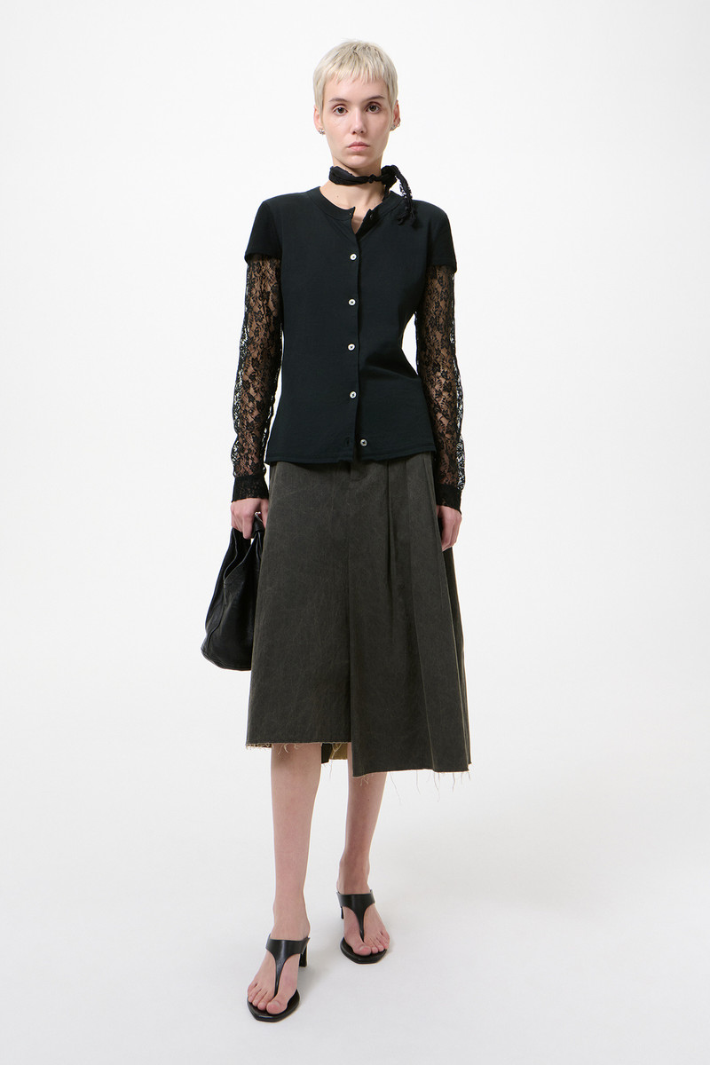 Our Legacy Heat Longsleeve Washed Black Legacy Jersey outlook