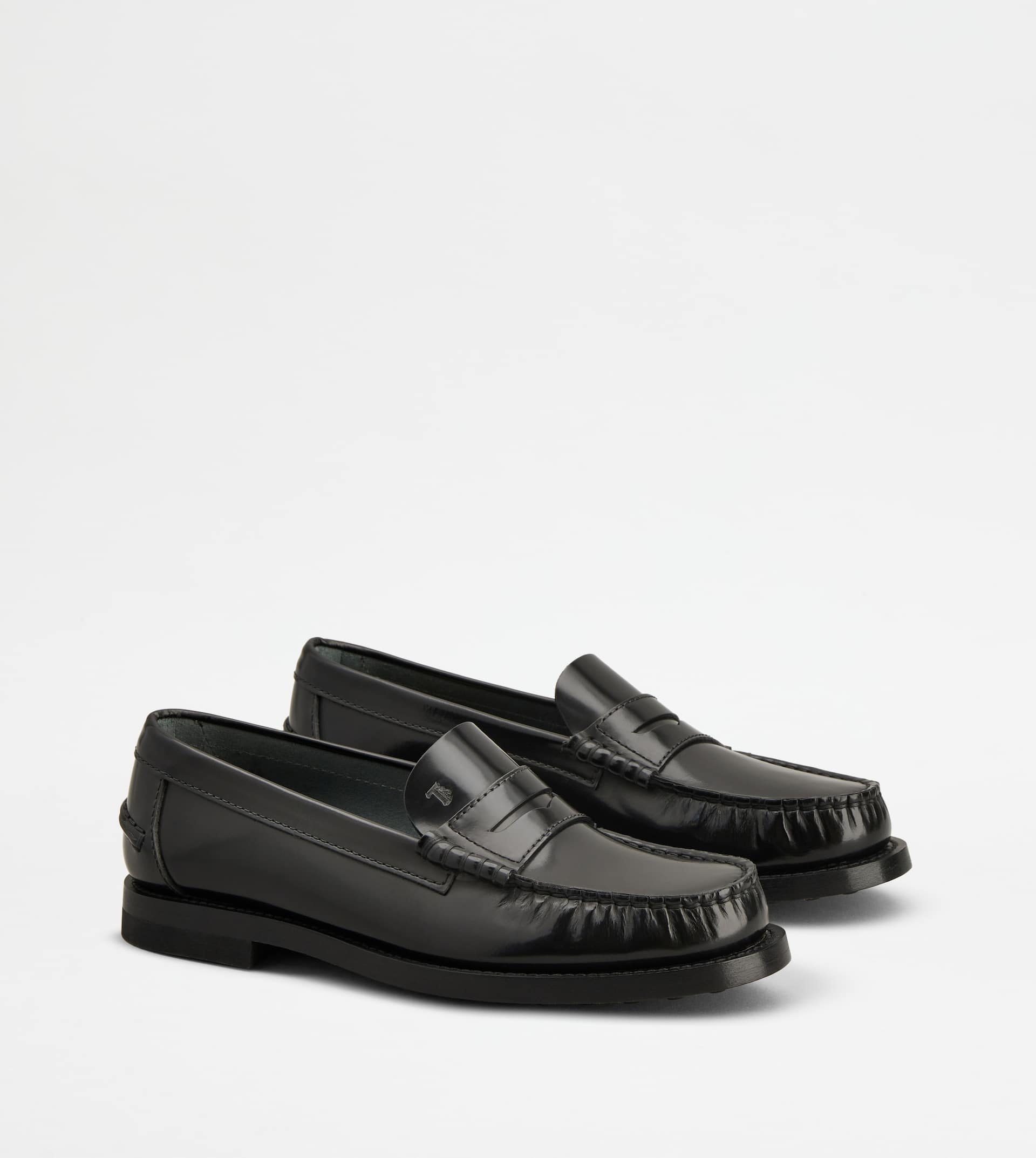 LOAFERS IN LEATHER - BLACK - 2