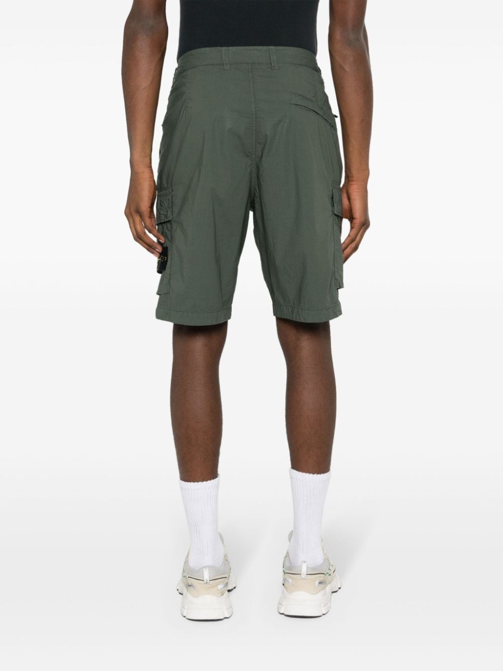 taffeta cargo shorts - 4