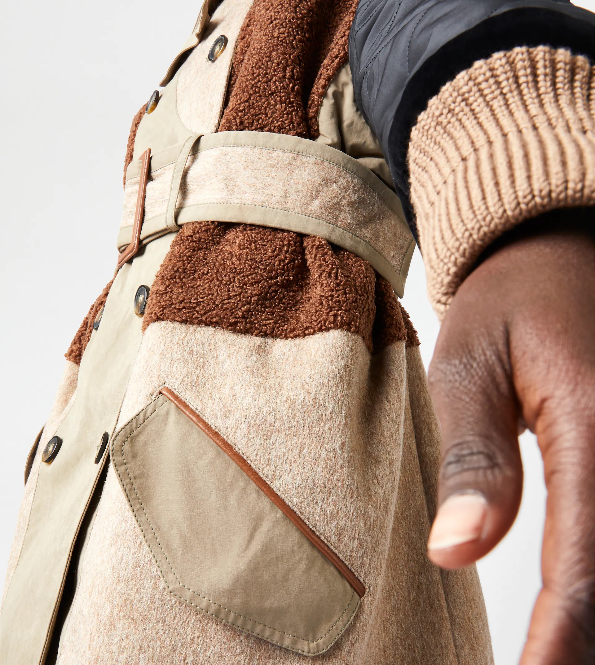 PEACOAT PATCHWORK OVER - 5