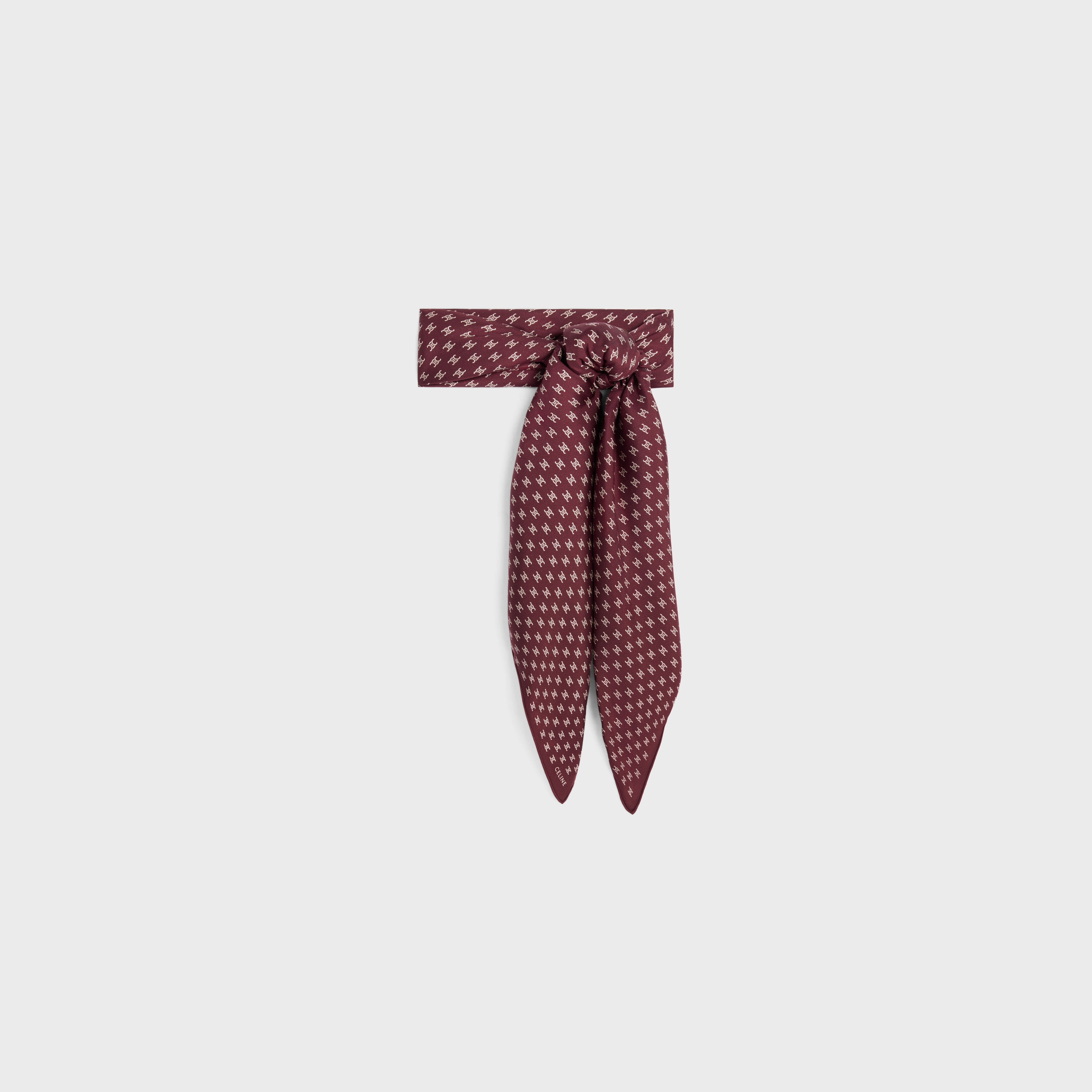 scarf in triomphe silk twill - 3