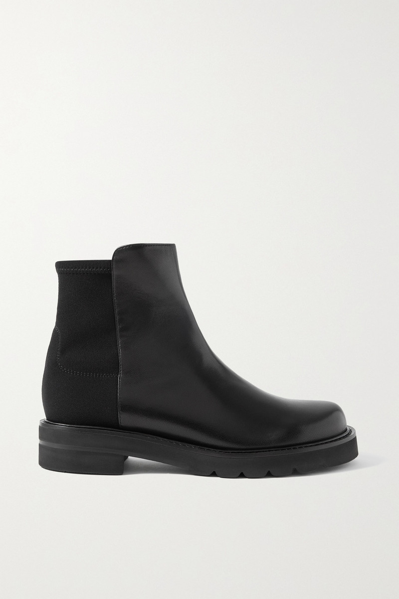 5050 Lift leather and neoprene ankle boots 1