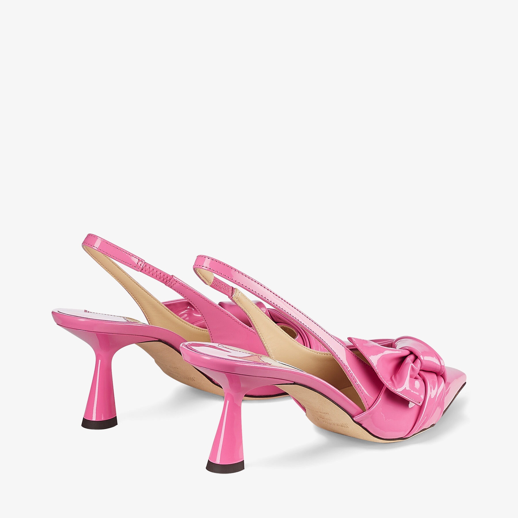 Elinor Sling Back 65
Candy Pink Soft Patent Pointed-Toe Slingback Pumps - 6