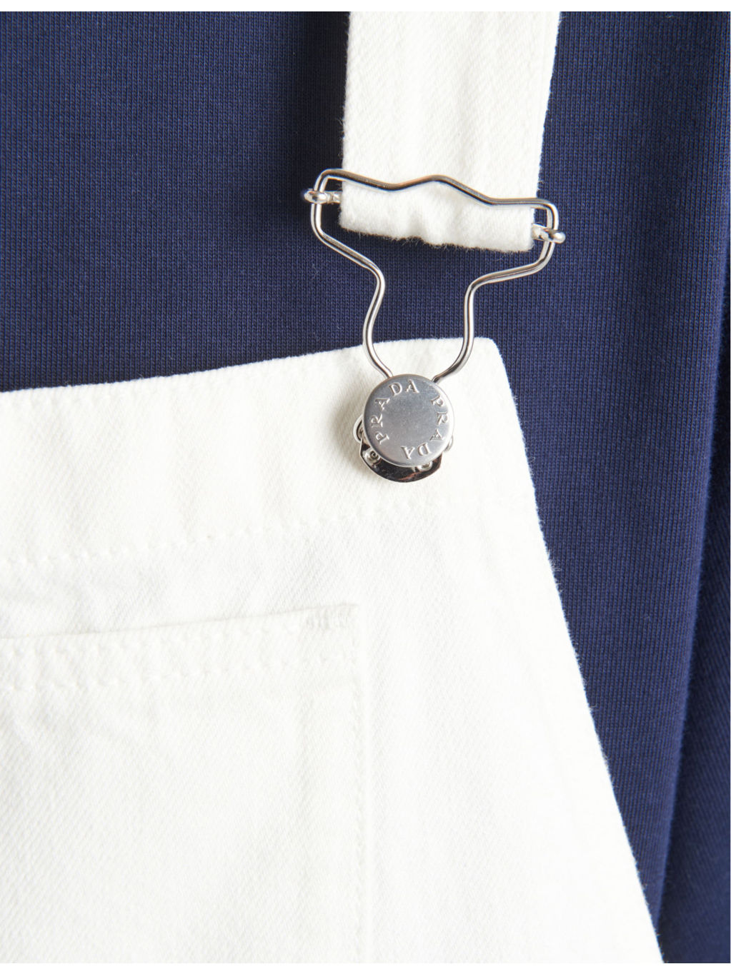 Dungaree-style denim mini dress - 5