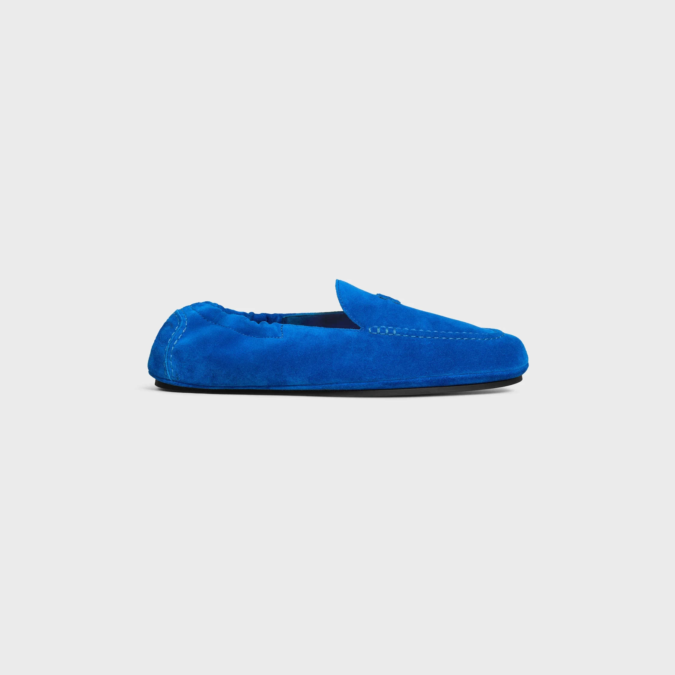CELINE ADAM LOAFER WITH TRIOMPHE IN SUEDE CALFSKIN - 1