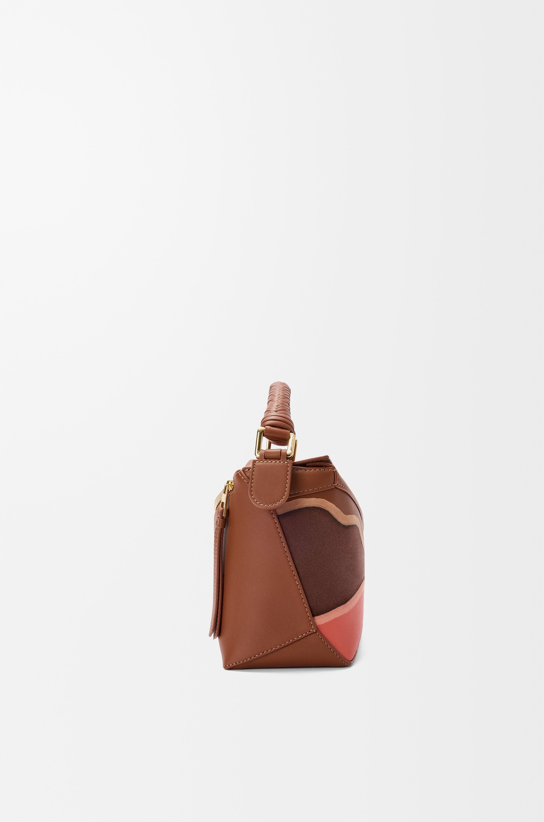 Small Puzzle Edge bag in nappa calfskin - 5