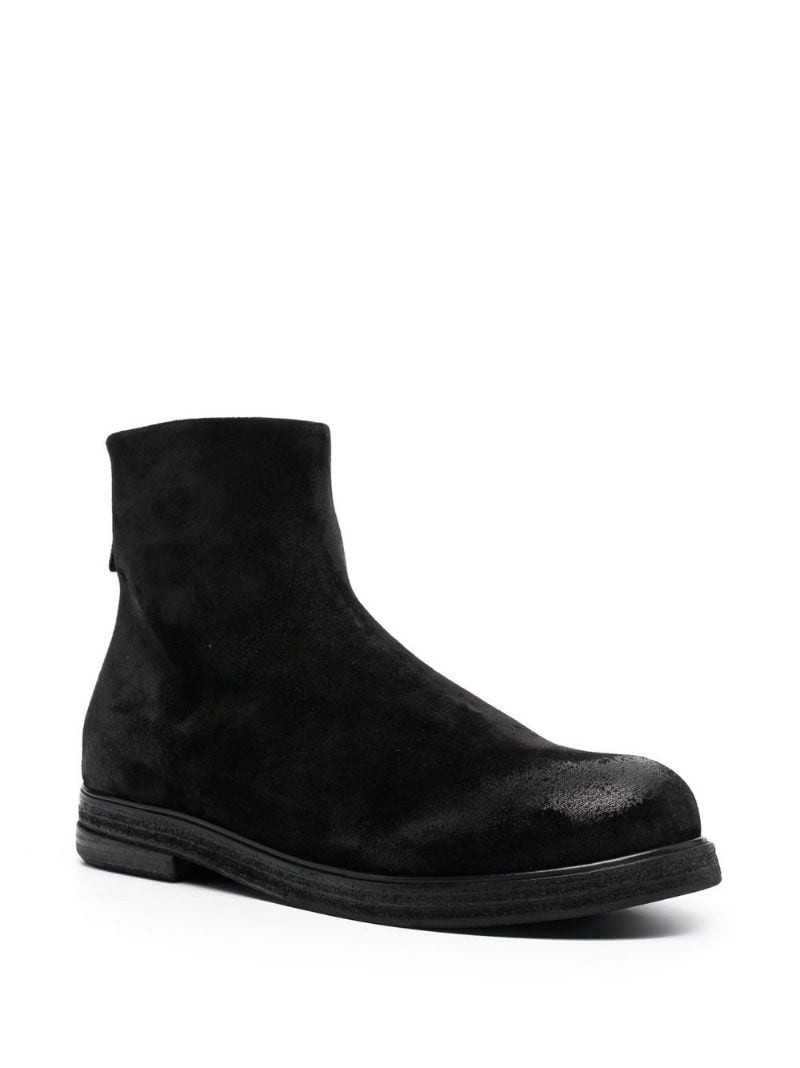 Marsèll round-toe suede ankle boots outlook