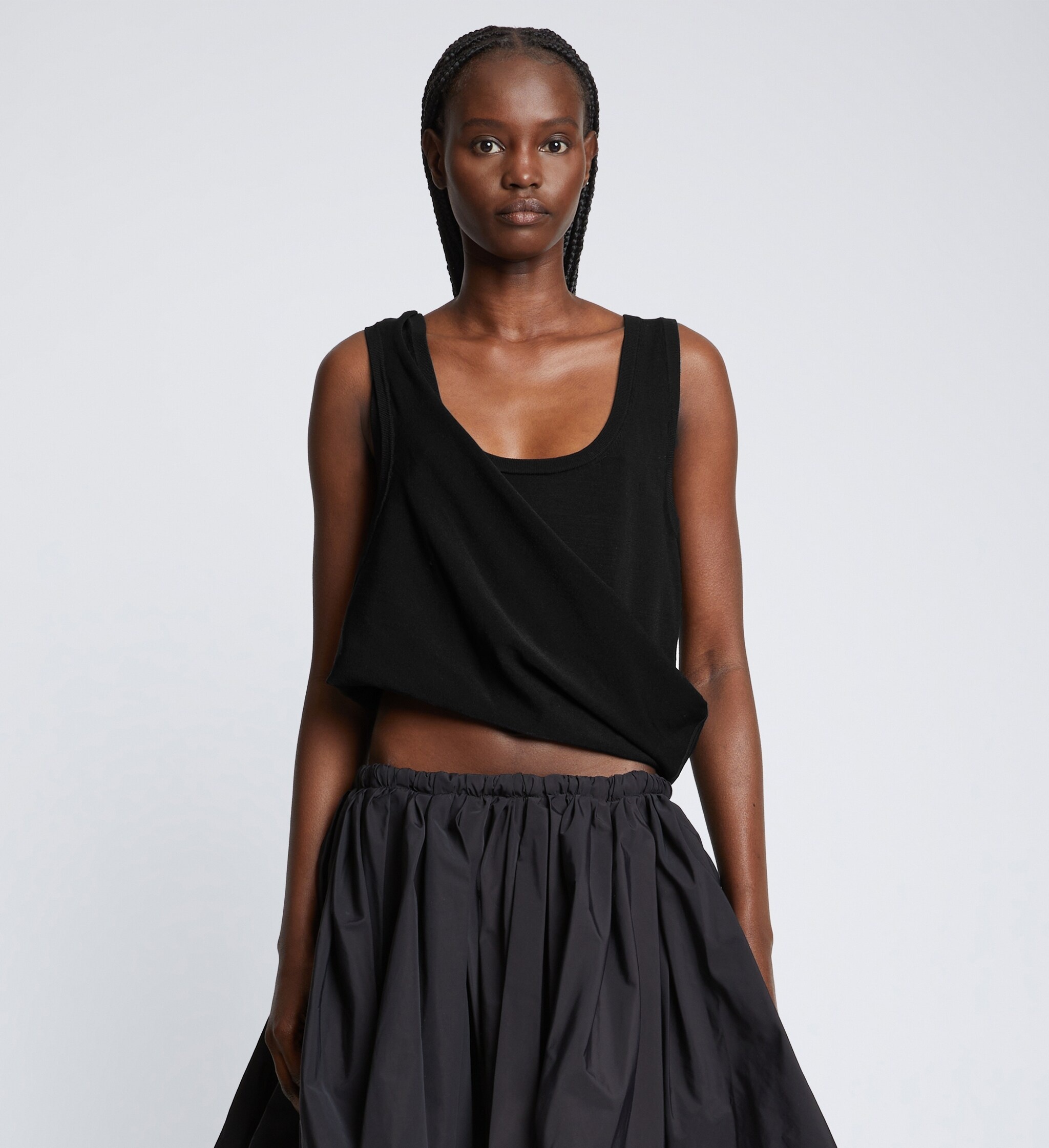 Matte Viscose Knit Tank Top - 2