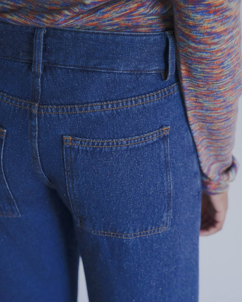 Grass Pants - Silk Cotton Denim 5