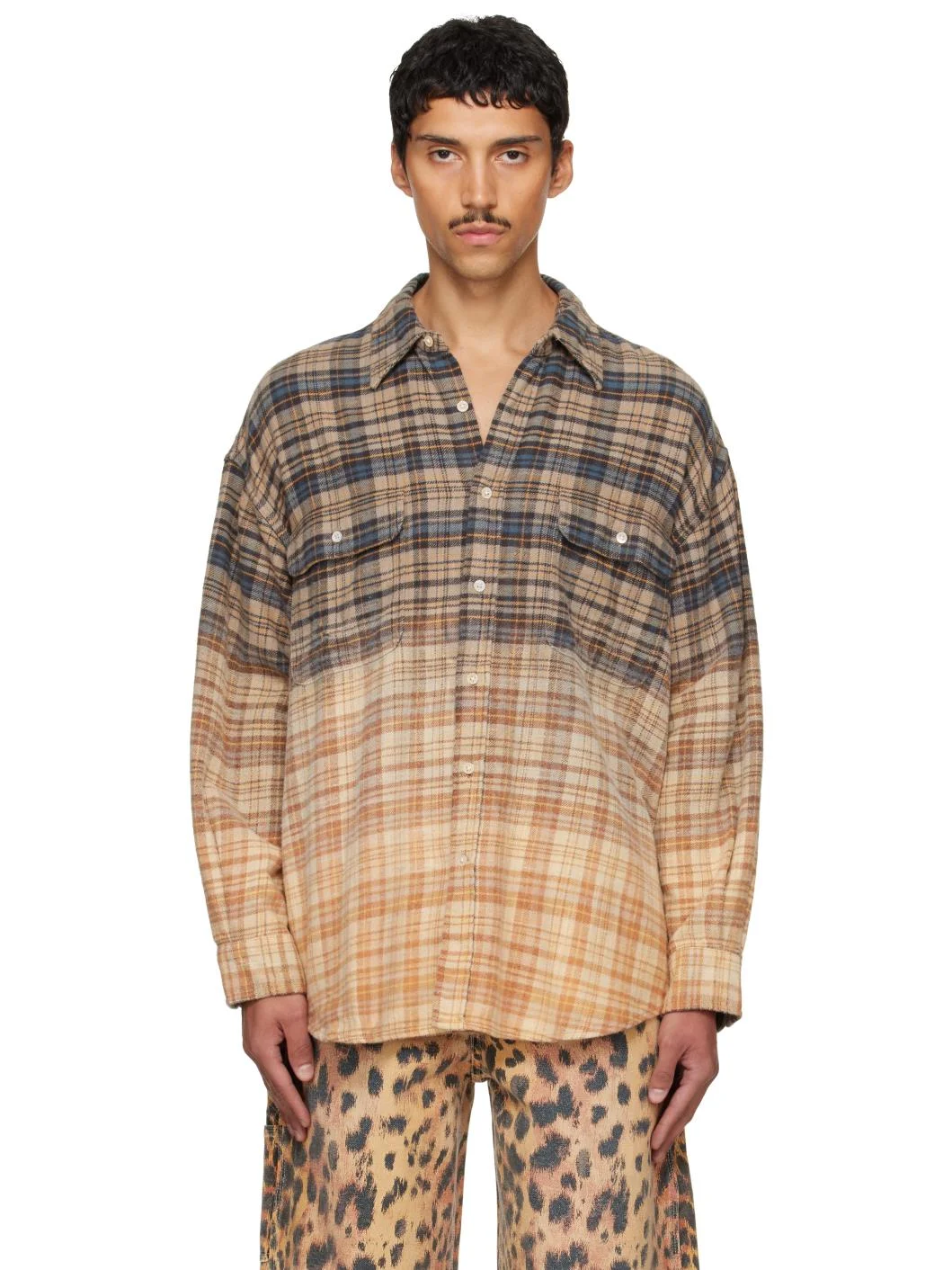 Multicolor Boyfriend Shirt - 1