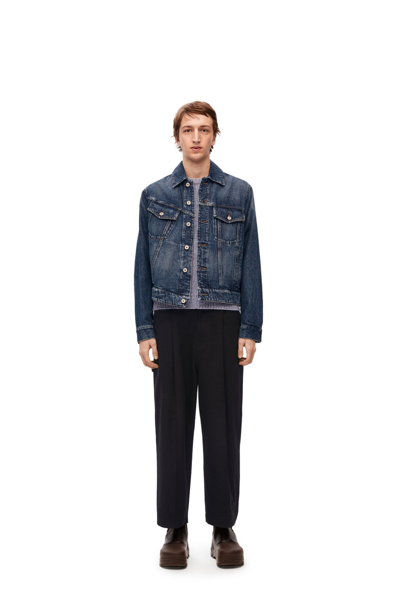Loewe Deconstructed jacket in denim outlook