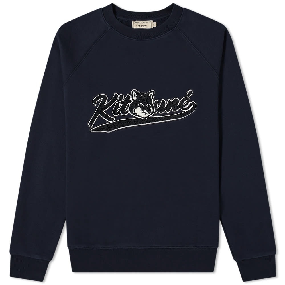 Maison Kitsuné Varsity Fox Regular Crew Sweat - 1