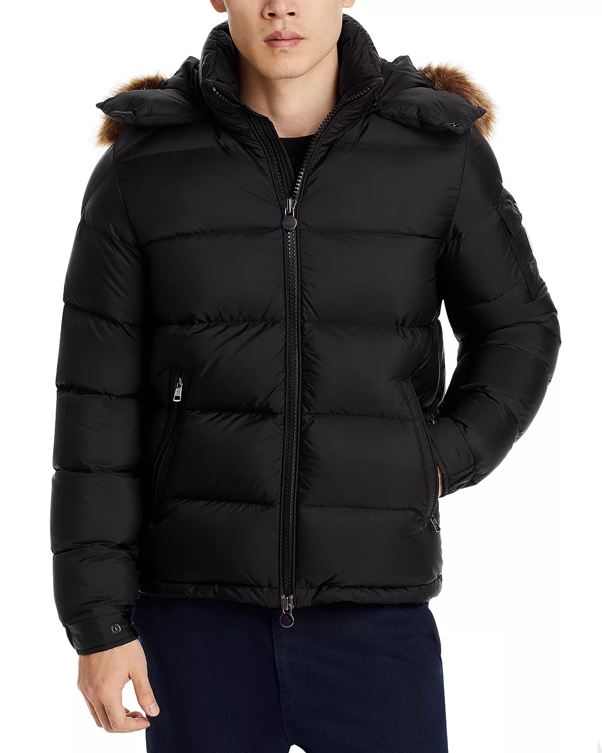 Mayaf Faux Fur Trim Hooded Down Puffer Jacket - 2