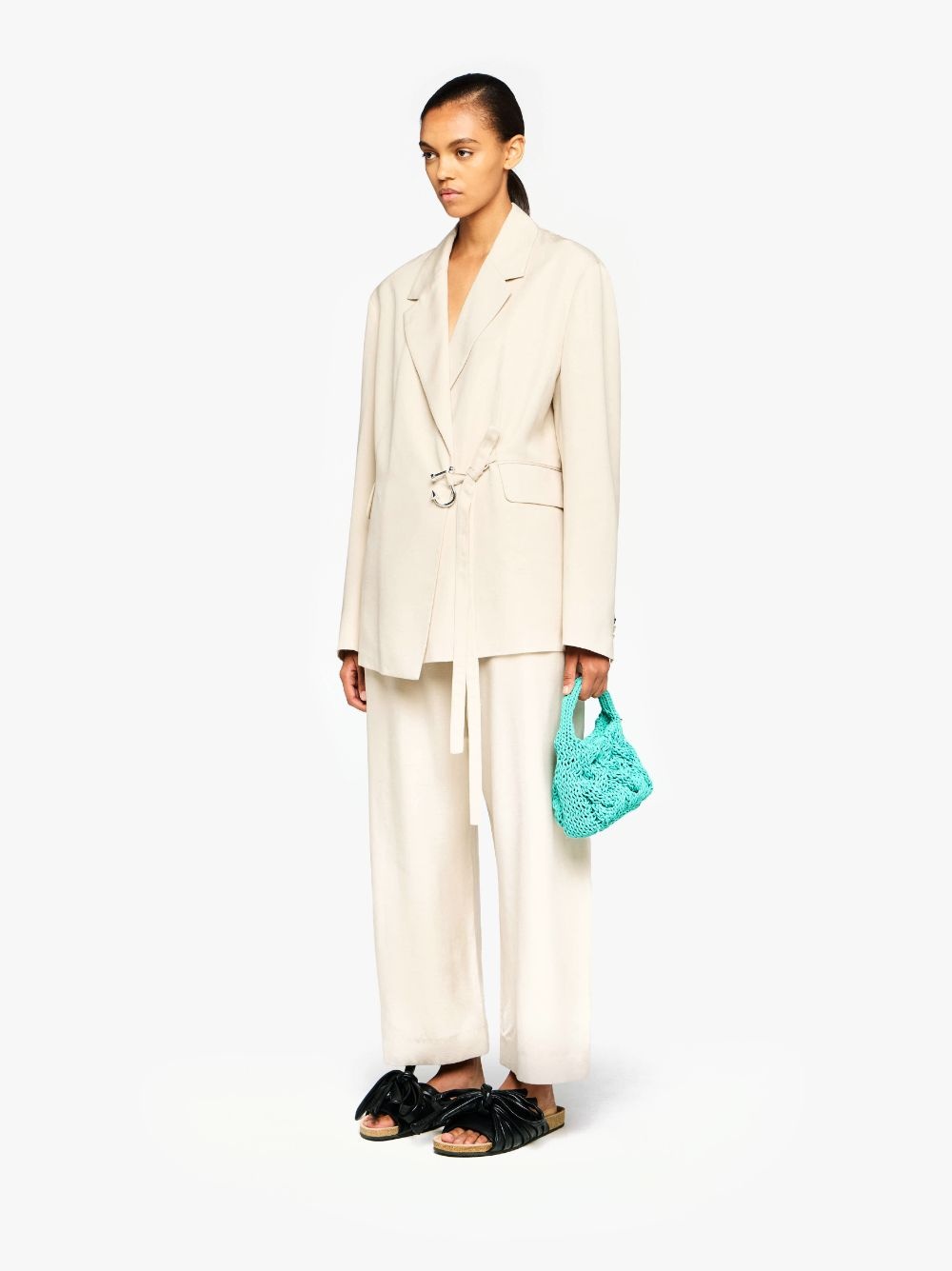 TAILORED WRAP BLAZER - 4