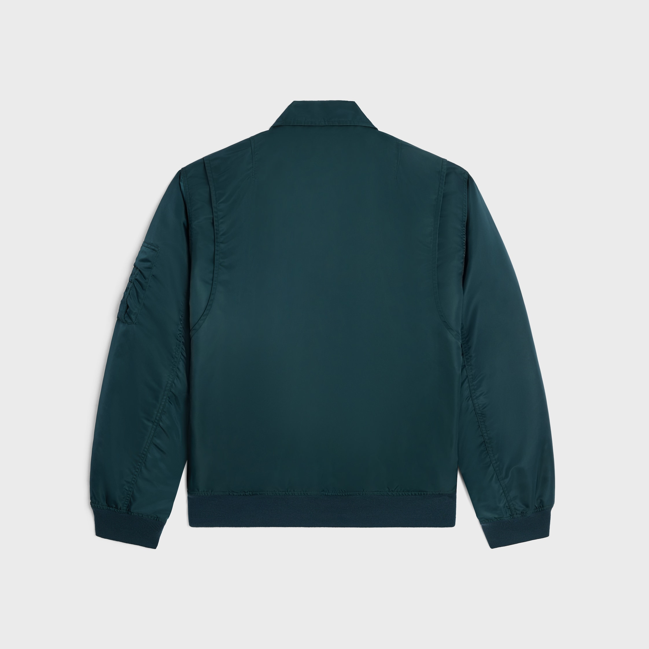 celine bomber jacket in nylon - 2