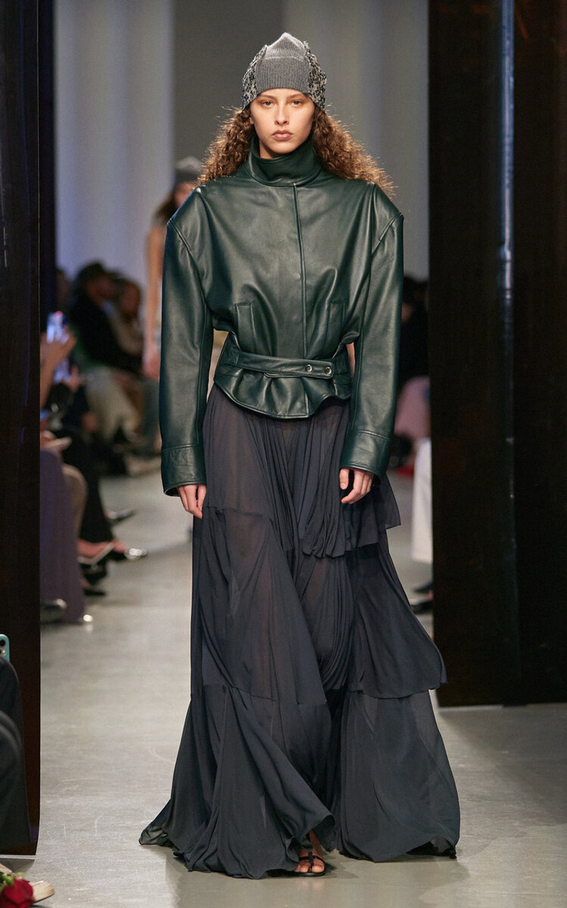 CHRISTOPHER ESBER Eddie Leather Jacket black outlook