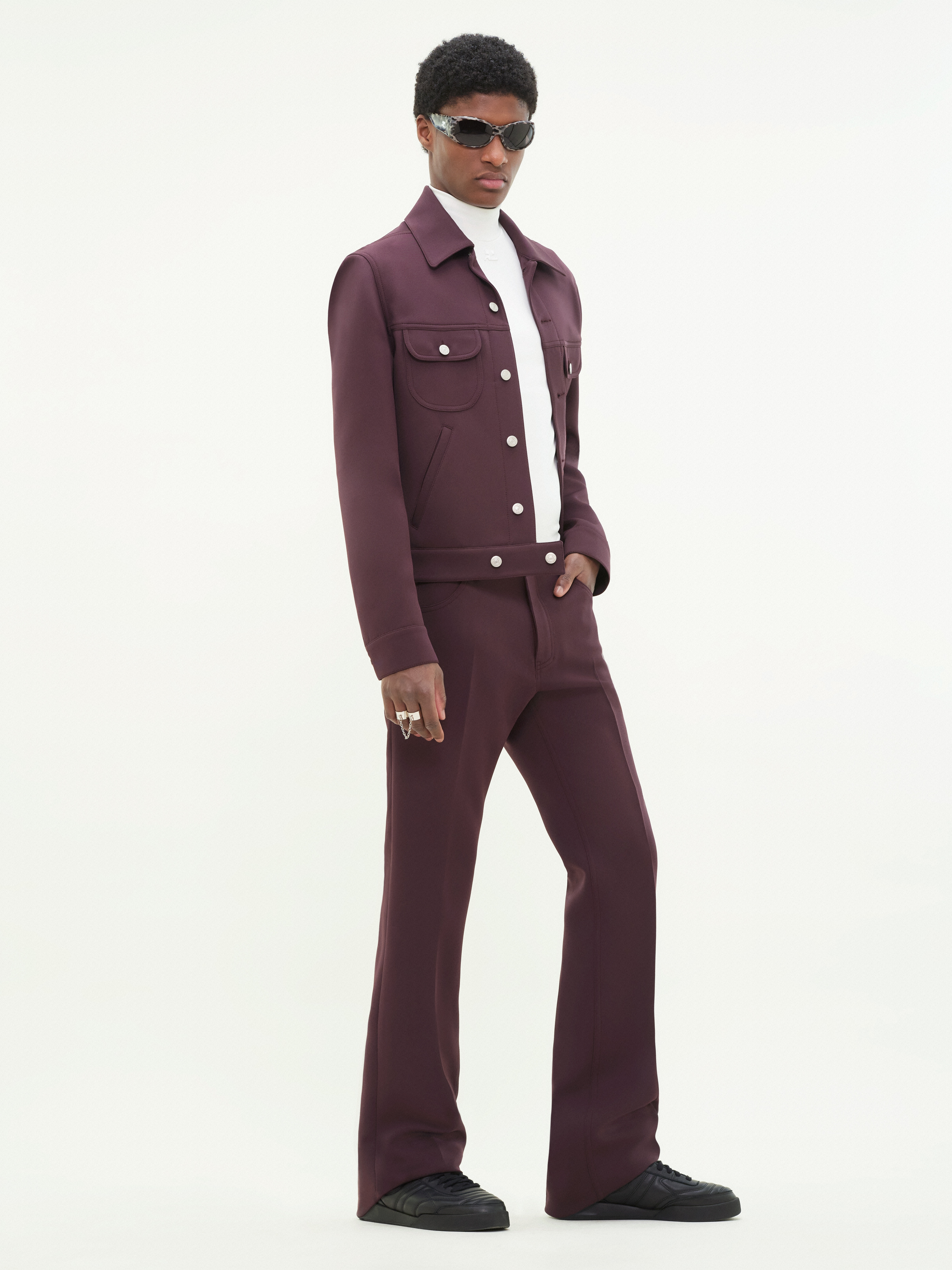70'S BOOTCUT TWILL PANTS - 3