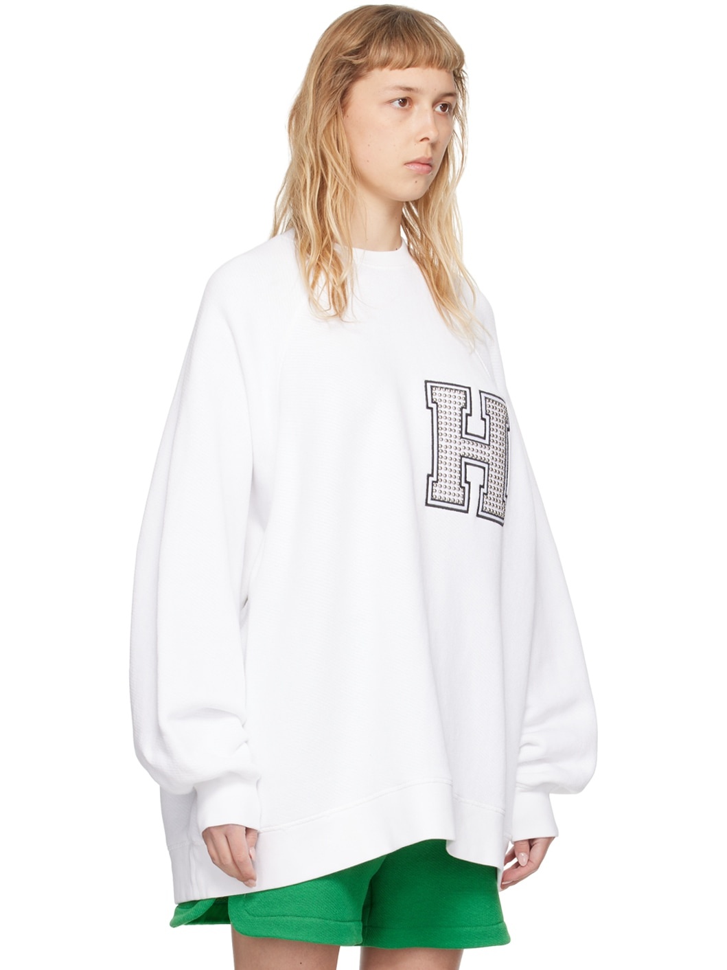 White Patch Sweatshirt - 2